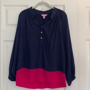 Lilly Pulitzer Elsa button front top